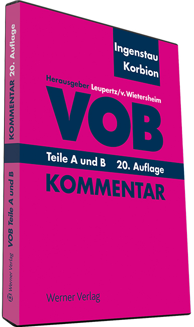 VOB A und B  ( DVD ) - Stefan Leupertz