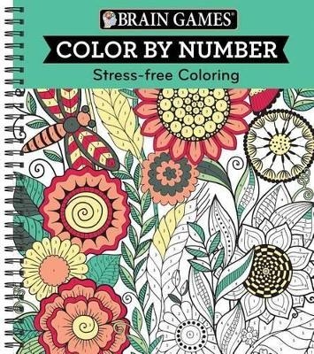 Brain Games - Color by Number: Stress-Free Coloring (Green) -  Publications International Ltd,  Brain Games,  New Seasons