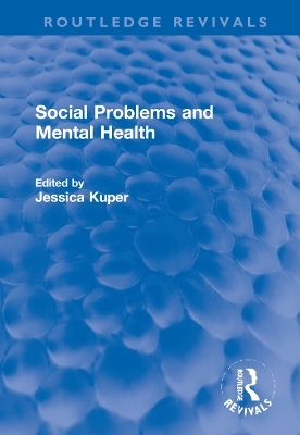 Social Problems and Mental Health - 