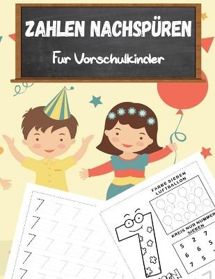 Zahlentracing-Buch f�r Vorschulkinder - Sandra Jacobsen