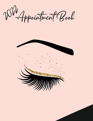 2022 Appointment Diary - Eyelash Day Planner Book with Times (in 15 Minute Increments) - Bramblehill Designs