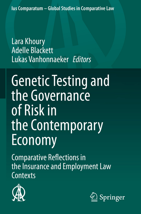 Genetic Testing and the Governance of Risk in the Contemporary Economy - 