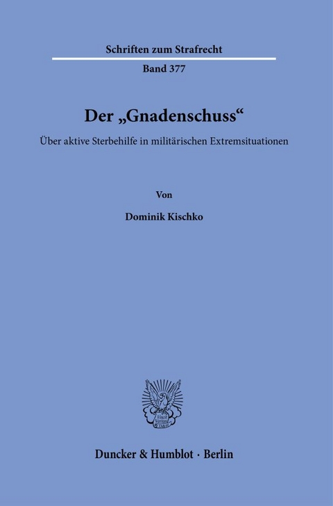 Der "Gnadenschuss". - Dominik Kischko