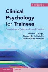 Clinical Psychology for Trainees - Page, Andrew C.; Stritzke, Werner G. K.; Mcevoy, Peter M.
