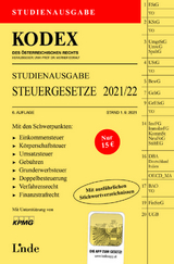 KODEX Studienausgabe Steuergesetze 2021/22 - Bodis, Andrei; Doralt, Werner