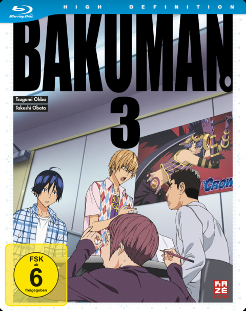 Bakuman - 1. Staffel - Blu-ray 3 - Kenichi Kasai, Noriaki Akitaya