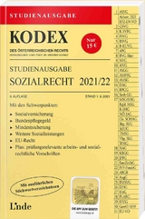 KODEX Studienausgabe Sozialrecht 2021/22 - Brameshuber, Elisabeth; Doralt, Werner