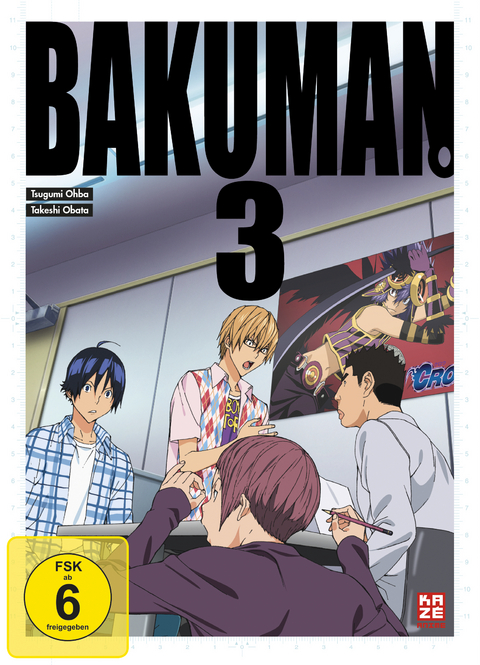 Bakuman - 1. Staffel - DVD 3 - Kenichi Kasai, Noriaki Akitaya