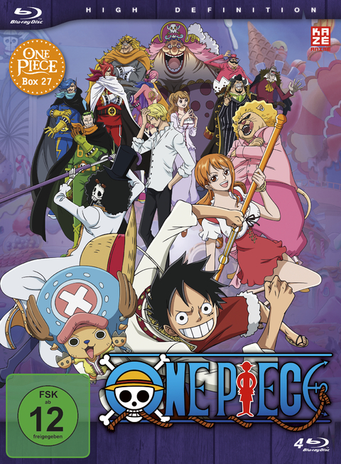 One Piece - TV-Serie - Box 27 (Episoden 805-828) [4 Blu-rays] - Junji Shimizu Miyamoto  Kônosuke Uda  Munehisa Sakai  Hiroaki