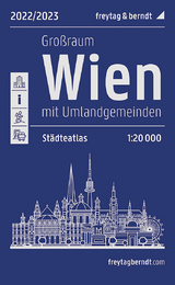 Wien Großraum, Städteatlas 1:20.000, 2022/2023, freytag & berndt - 