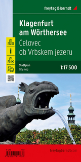 Klagenfurt am Wörthersee, Stadtplan 1:17.500, freytag & berndt - 
