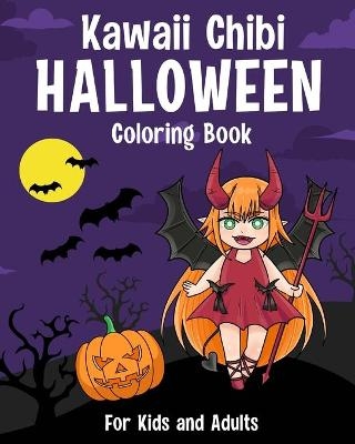 Kawaii Chibi Halloween Coloring Book -  Paperland