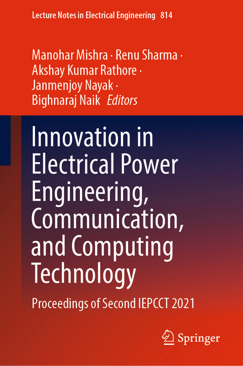 Innovation in Electrical Power Engineering, Communication, and Computing Technology - 