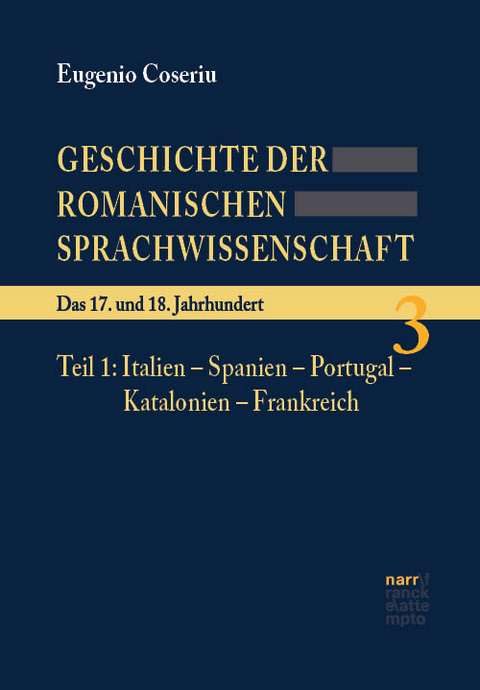 Geschichte der romanischen Sprachwissenschaft - Eugenio Coseriu