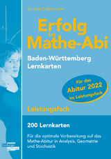 Erfolg im Mathe-Abi 2022, 200 Lernkarten Leistungsfach Allgemeinbildendes Gymnasium Baden-Württemberg - Gruber, Helmut; Neumann, Robert