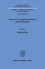 Essays on a Comparative History of Fire Insurance. - 