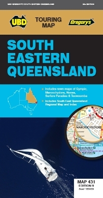 South Eastern Queensland Map 431 9th ed -  UBD Gregory's