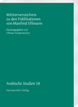Wörterverzeichnis zu den Publikationen von Manfred Ullmann - 