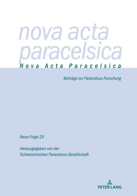Nova Acta Paracelsica 29/2021 - 
