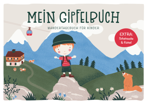 Mein Gipfelbuch - Wandertagebuch für Kinder (Junge) - Layher Daniela