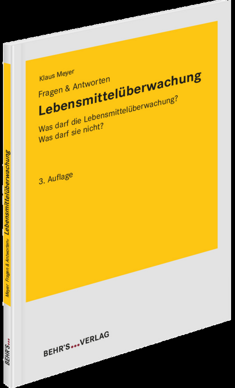 Lebensmittelüberwachung - Klaus Meyer