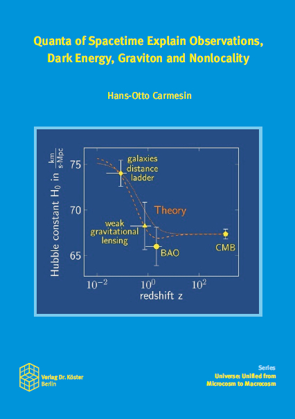 Quanta of Spacetime Explain Observations, Dark Energy, Graviton and Nonlocality - Hans-Otto Carmesin