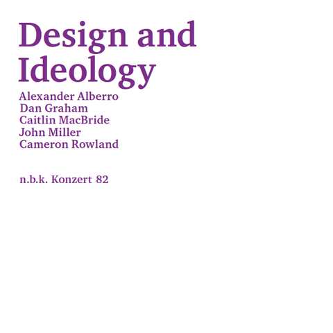 Design and Ideology - 