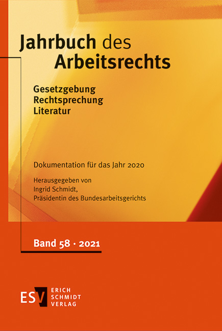 Jahrbuch des Arbeitsrechts - 