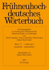 Frühneuhochdeutsches Wörterbuch / sünebote – übersterben - 
