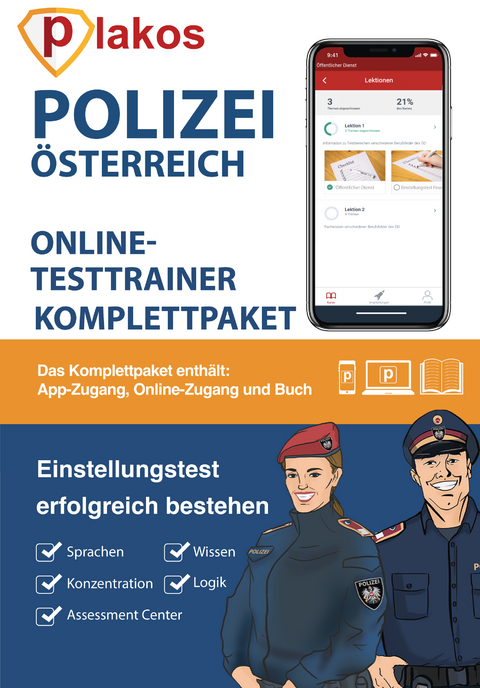 Polizei Österreich Einstellungstest Komplettpaket - Waldemar Erdmann