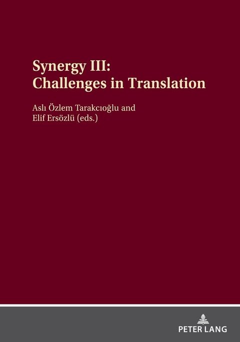 Synergy III: Challenges in Translation - 