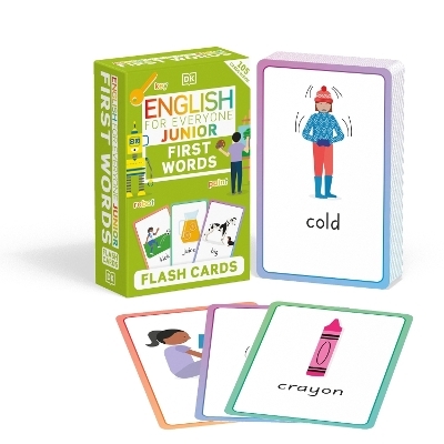 English for Everyone Junior First Words Flash Cards -  Dk