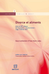 Divorce et aliments - 