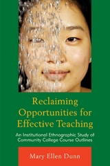 Reclaiming Opportunities for Effective Teaching -  Mary Ellen Dunn