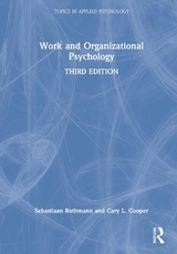 Work and Organizational Psychology - Rothmann, Sebastiaan; Cooper, Cary L.