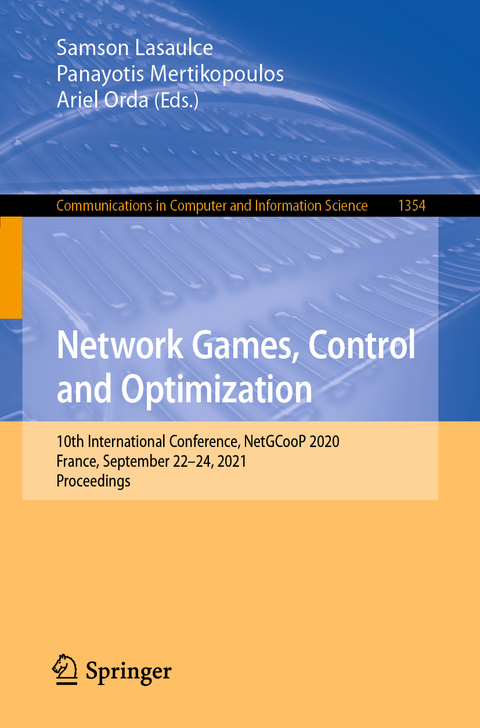 Network Games, Control and Optimization - 