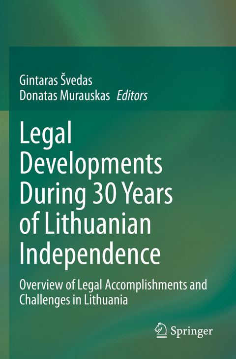 Legal Developments During 30 Years of Lithuanian Independence - 