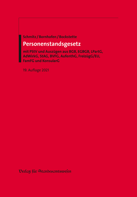 Personenstandsgesetz - 