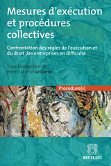 Mesures d'exécution et procédures collectives - 