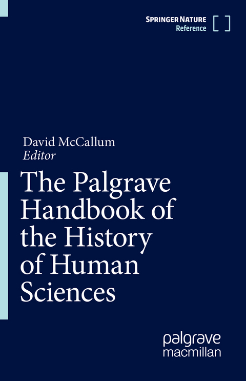 The Palgrave Handbook of the History of Human Sciences - 