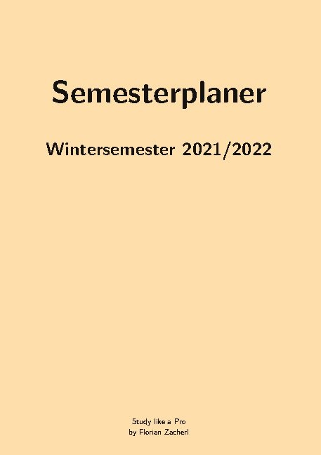 Semesterplan WS202122 - Florian Zacherl