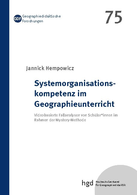 Systemorganisationskompetenz im Geographieunterricht - Jannick Hempowicz