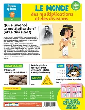 Le monde des multiplications et des divisions