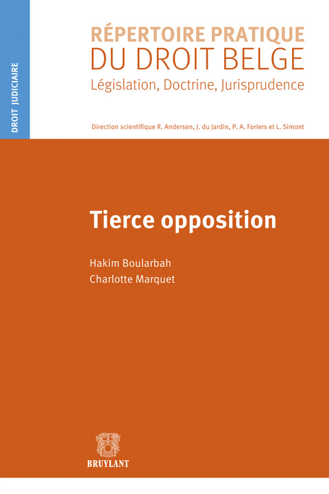 Tierce opposition - Hakim Boularbah, Charlotte Marquet