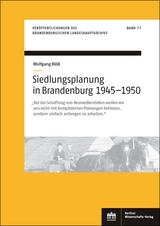 Siedlungsplanung in Brandenburg von 1945–1950 - Wolfgang Blöß