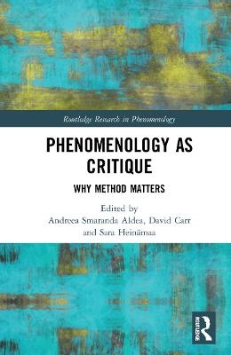 Phenomenology as Critique - 