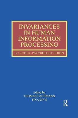 Invariances in Human Information Processing - 