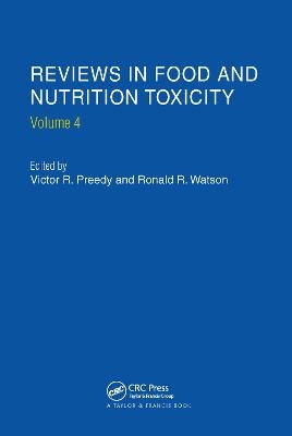 Reviews in Food and Nutrition Toxicity, Volume 4 - 