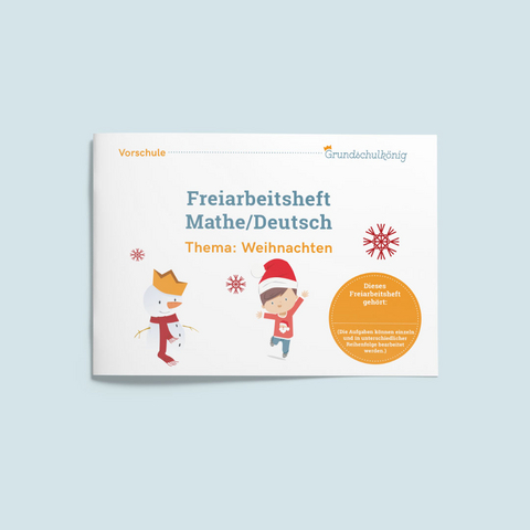 Freiarbeitsheft Weihnachten (Vorschule) - Manuela Winter, Diana Wimmer