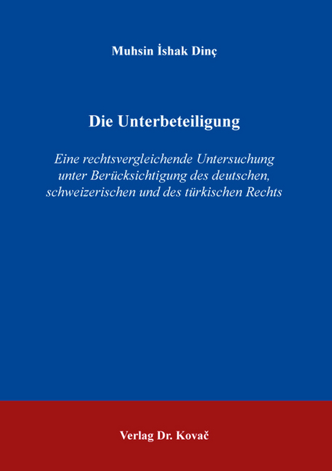 Die Unterbeteiligung - Muhsin İshak Dinç